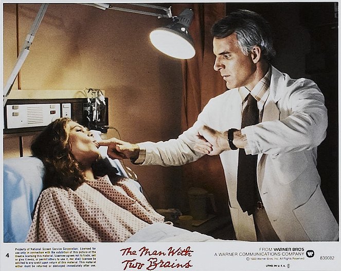 The Man with Two Brains - Lobby Cards - Kathleen Turner, Steve Martin