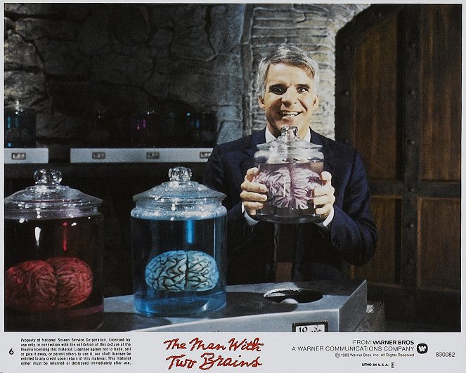 The Man with Two Brains - Cartões lobby - Steve Martin