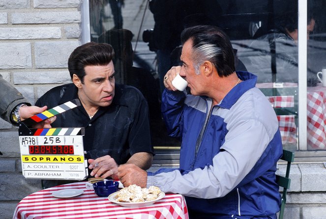 Die Sopranos - Hausarrest - Dreharbeiten - Steven Van Zandt, Tony Sirico
