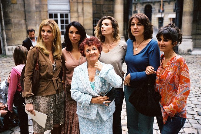 Comme t'y es belle ! - Van de set - Michèle Laroque, Aure Atika, Marthe Villalonga, Lisa Azuelos, Valérie Benguigui, Géraldine Nakache