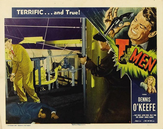 T-Men - Lobby Cards - Dennis O'Keefe, Charles McGraw