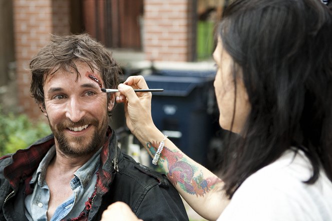 Falling Skies - Prisonniers de guerre - Tournage - Noah Wyle