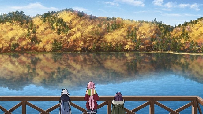 Laid-Back Camp - Meat and Fall Colors and the Mystery Lake - Photos