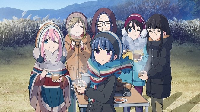 Laid-Back Camp - Mount Fuji and the Laid-Back Camp Girls - Photos