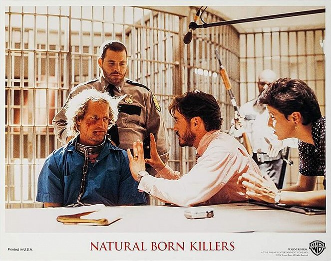Asesinos natos - Fotocromos - Woody Harrelson, Robert Downey Jr.