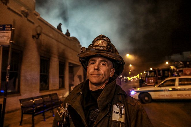 Chicago Fire - Rufmord - Dreharbeiten - David Eigenberg