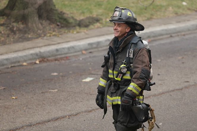 Chicago Fire - Out with a Bang - Del rodaje - David Eigenberg