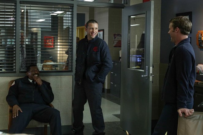Chicago Fire - Sauvons le 51 ! - Tournage - Eamonn Walker, Jeff Hephner