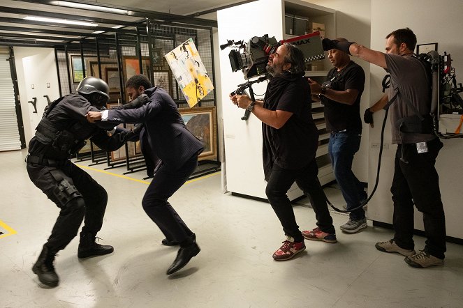 Tenet - Tournage - John David Washington, Hoyte van Hoytema