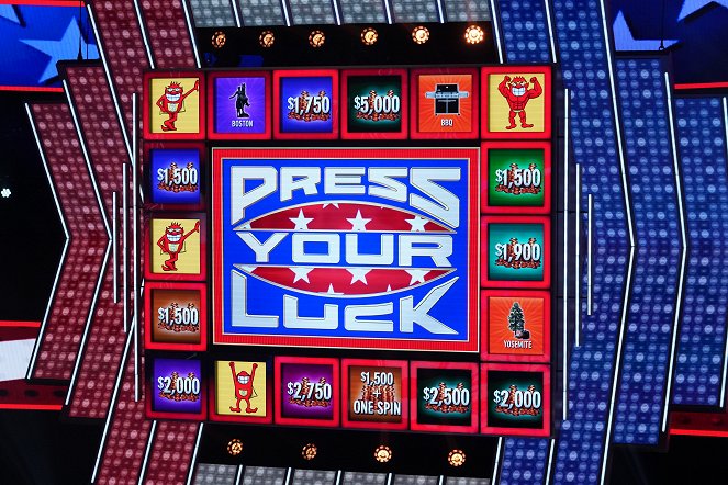 Press Your Luck - Del rodaje