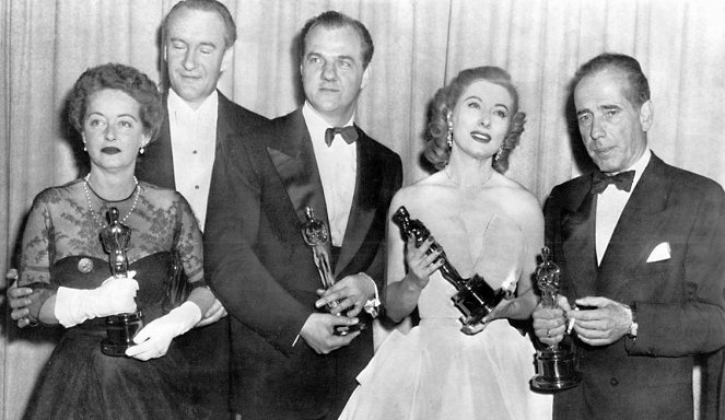 Bette Davis, George Sanders, Karl Malden, Greer Garson, Humphrey Bogart
