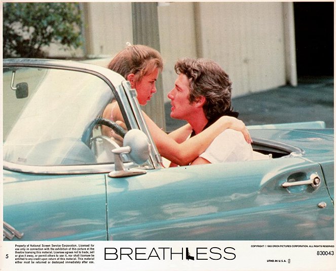 Breathless - Lobby karty - Valérie Kaprisky, Richard Gere