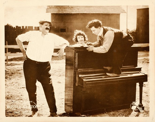 Jeden tydzień - Lobby karty - Joe Roberts, Sybil Seely, Buster Keaton