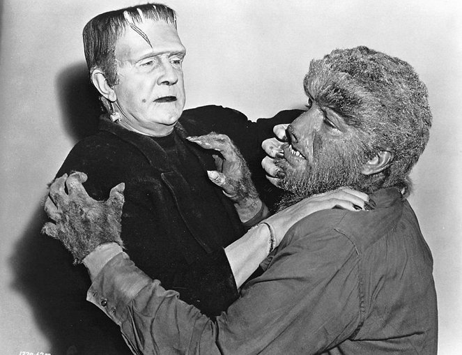 Frankenstein trifft den Wolfsmenschen - Werbefoto - Bela Lugosi, Lon Chaney Jr.