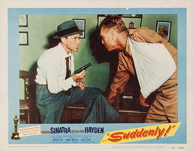 Suddenly - Cartões lobby - Frank Sinatra, Sterling Hayden