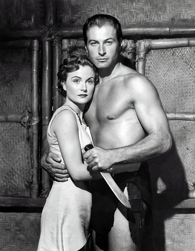 Tarzan und die Dschungelgöttin - Werbefoto - Virginia Huston, Lex Barker