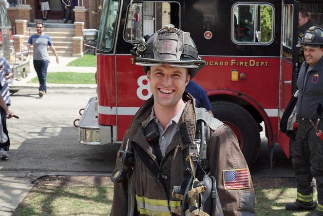 Chicago Fire - Spartacus - Van de set - Jesse Spencer