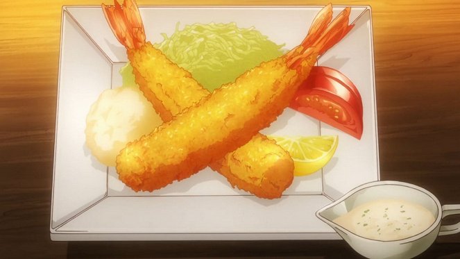 Isekai šokudó - Season 1 - Croquettes de viande et crevettes frites - Film