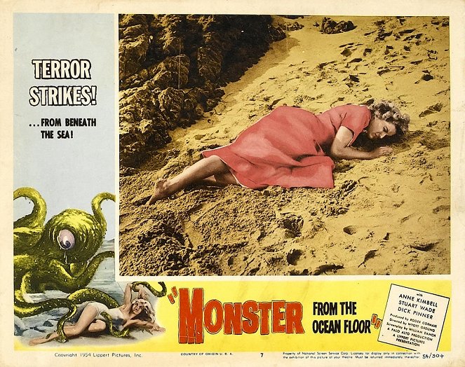 Monster from the Ocean Floor - Cartes de lobby - Anne Kimbell