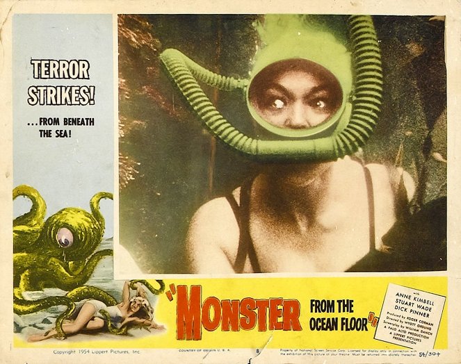 Monster from the Ocean Floor - Cartes de lobby - Anne Kimbell