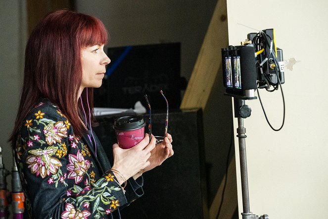 Claws - What Is Happening to America - Tournage - Carrie Preston