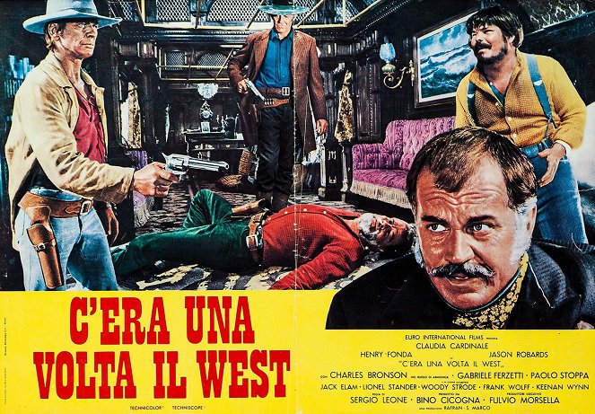 Once Upon a Time in the West - Lobbykaarten - Charles Bronson, Henry Fonda, Gabriele Ferzetti