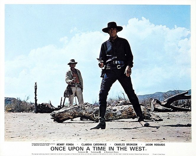 Once Upon a Time in the West - Lobbykaarten - Charles Bronson, Henry Fonda