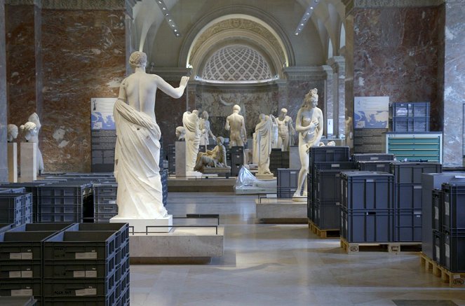 Der Louvre zieht um - Filmfotos