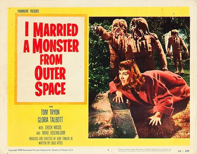 I Married a Monster from Outer Space - Lobbykarten