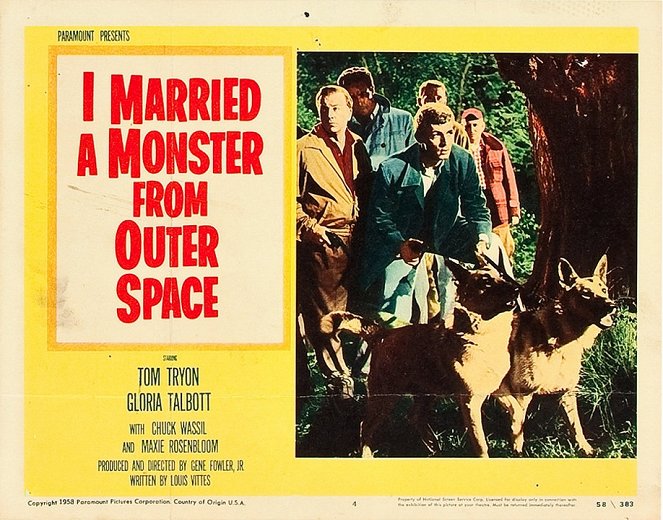 I Married a Monster from Outer Space - Cartões lobby