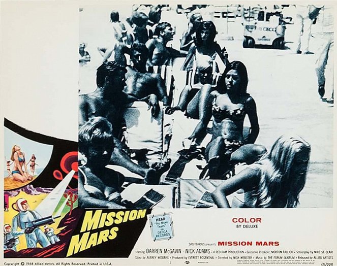 Mission Mars - Lobby Cards