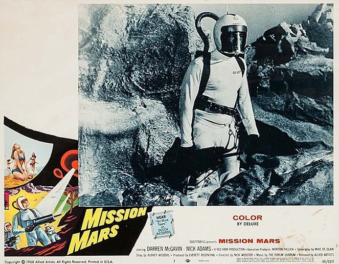 Mission Mars - Lobby Cards