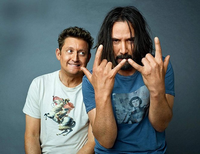 Bill és Ted – Arccal a zenébe - Promóció fotók - Alex Winter, Keanu Reeves