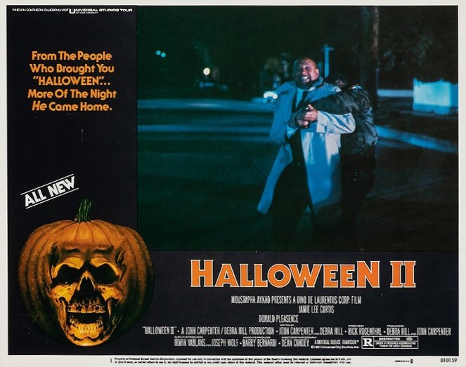 Halloween II - Das Grauen kehrt zurück - Lobbykarten - Donald Pleasence
