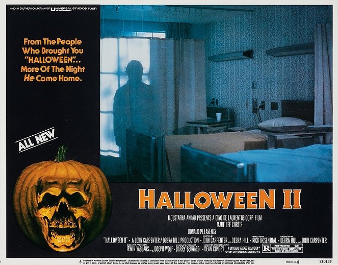 Halloween II - Das Grauen kehrt zurück - Lobbykarten
