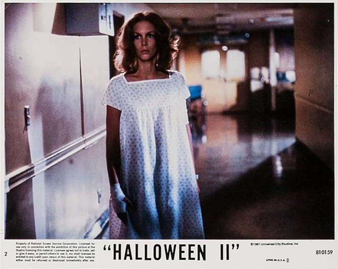 Halloween II - Das Grauen kehrt zurück - Lobbykarten - Jamie Lee Curtis