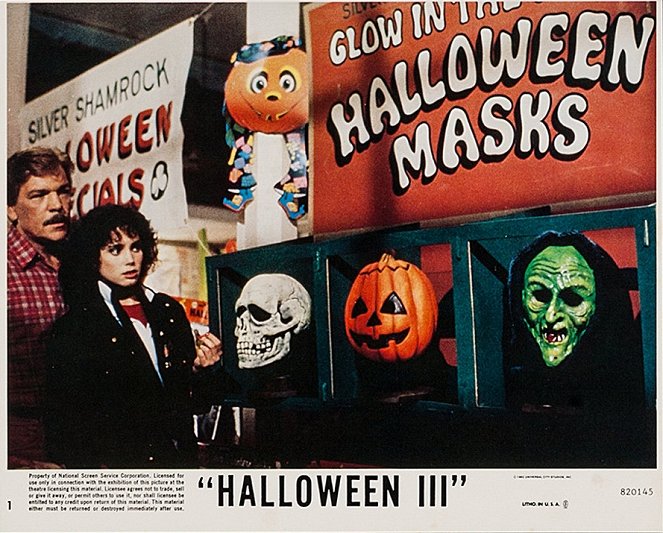 Halloween III - Regresso Alucinante - Cartões lobby - Tom Atkins, Stacey Nelkin