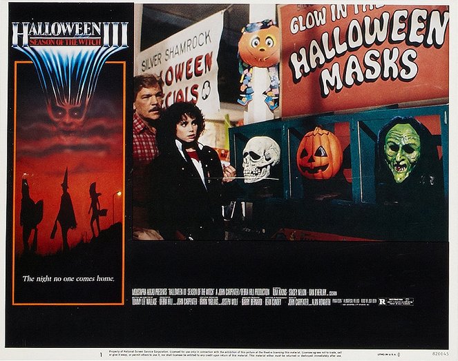 Halloween III, le sang du sorcier - Cartes de lobby - Tom Atkins, Stacey Nelkin