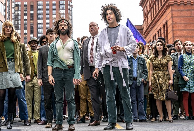 The Trial Of The Chicago 7 - Filmfotos - Caitlin Fitzgerald, Alex Sharp, Jeremy Strong, John Carroll Lynch, Sacha Baron Cohen