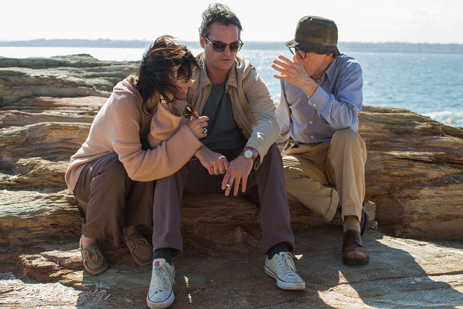 Homem Irracional - De filmagens - Joaquin Phoenix, Woody Allen