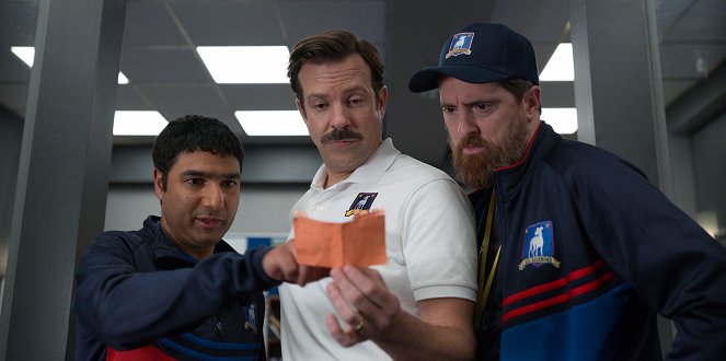 Ted Lasso - Trent Crimm: The Independent - Photos - Nick Mohammed, Jason Sudeikis, Brendan Hunt