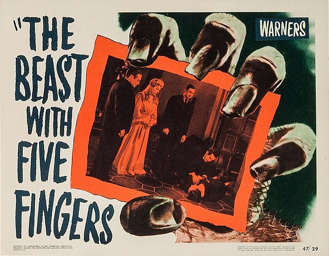 The Beast with Five Fingers - Vitrinfotók