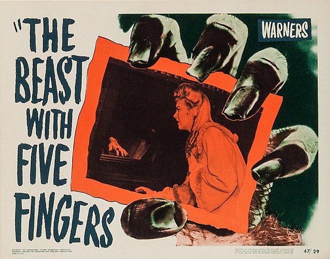 The Beast with Five Fingers - Mainoskuvat