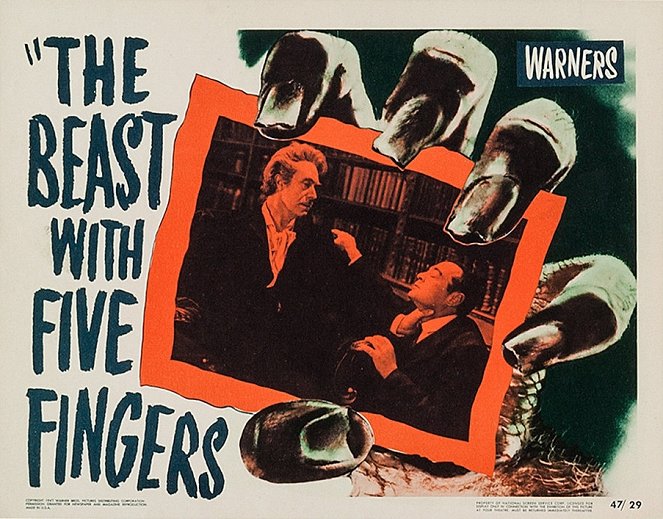 The Beast with Five Fingers - Mainoskuvat