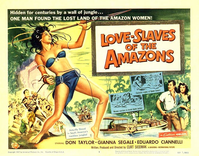 Escravos do Amor das Amazonas - Cartões lobby