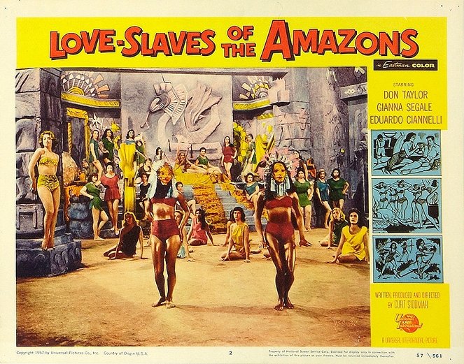 Love Slaves of the Amazon - Lobbykarten