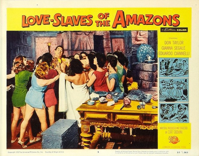 Escravos do Amor das Amazonas - Cartões lobby