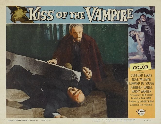 O Beijo do Vampiro - Cartões lobby