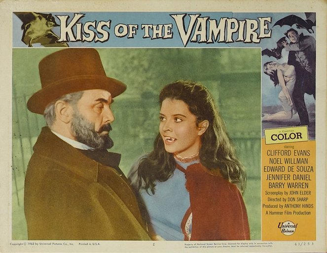 Der Kuss des Vampirs - Lobbykarten