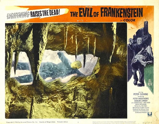 The Evil of Frankenstein - Lobbykarten